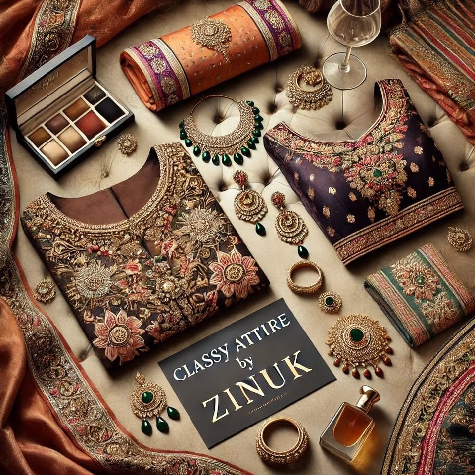 Classy Attire by Zinuk embroidered clothing and jewellery collection